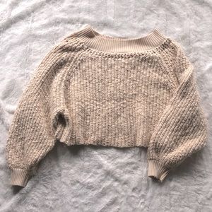 Free people cropped sweater